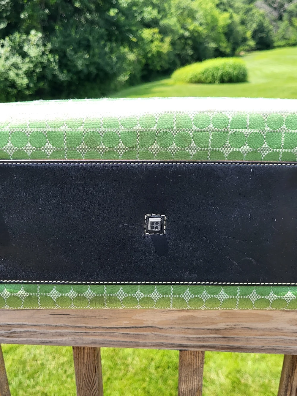 Kate Spade Green Patterned Large Diaper Bag